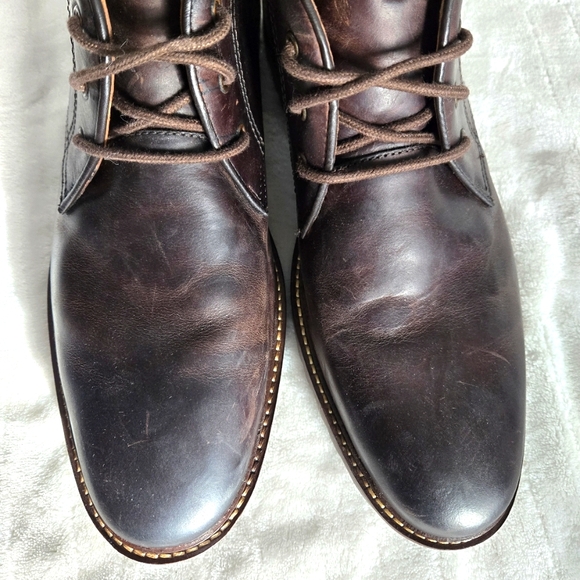 Florsheim Fenway Plain Toe Brown Chukka Boots 11929 Casual Dressy Shoes Sz 11 - Picture 9 of 9